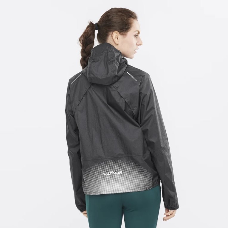 Chaquetas Shell Salomon Bonatti Impermeables Mujer Negros | MX XQIN130